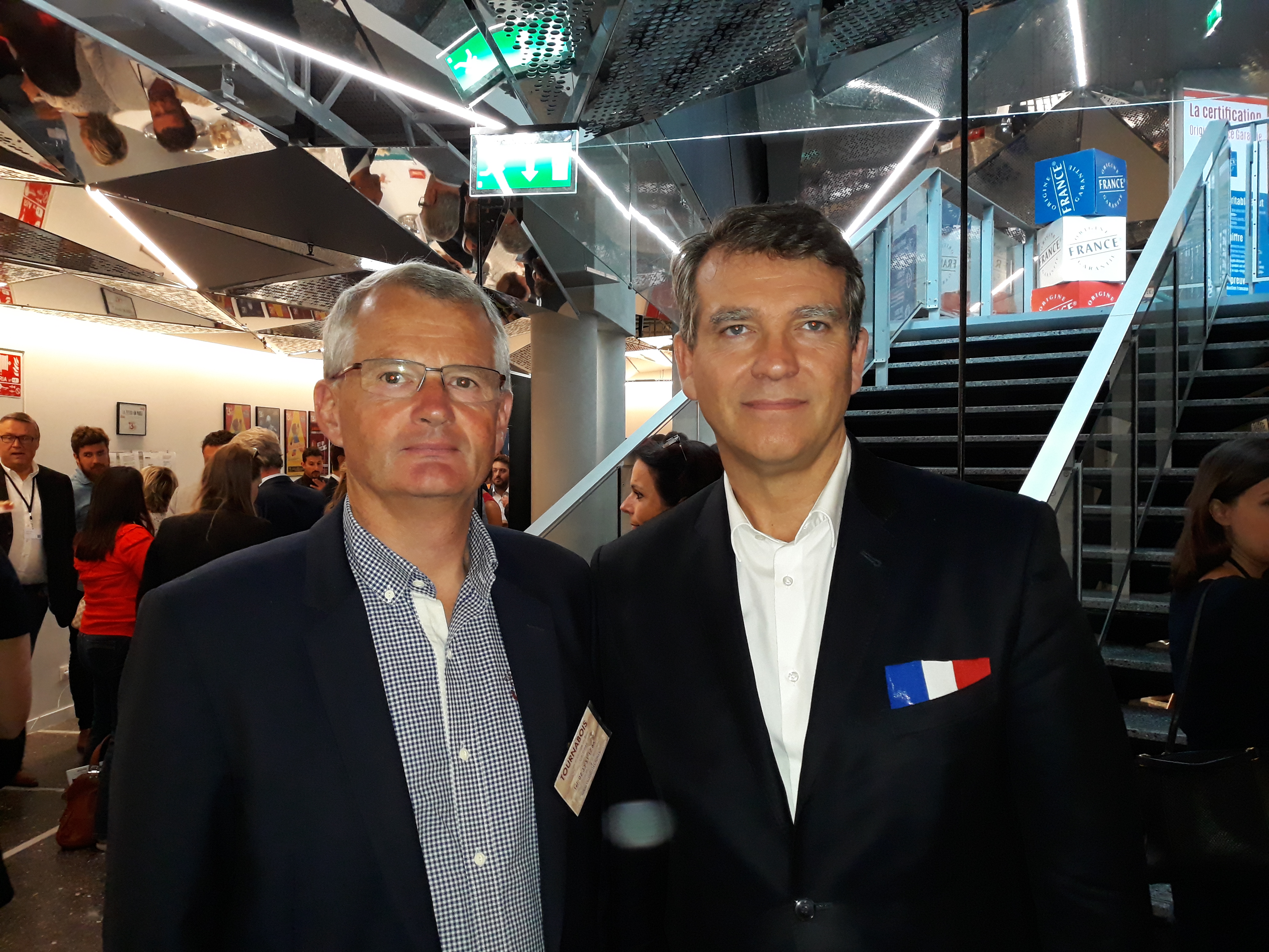 Vincent galopin et Arnaud Montebourg