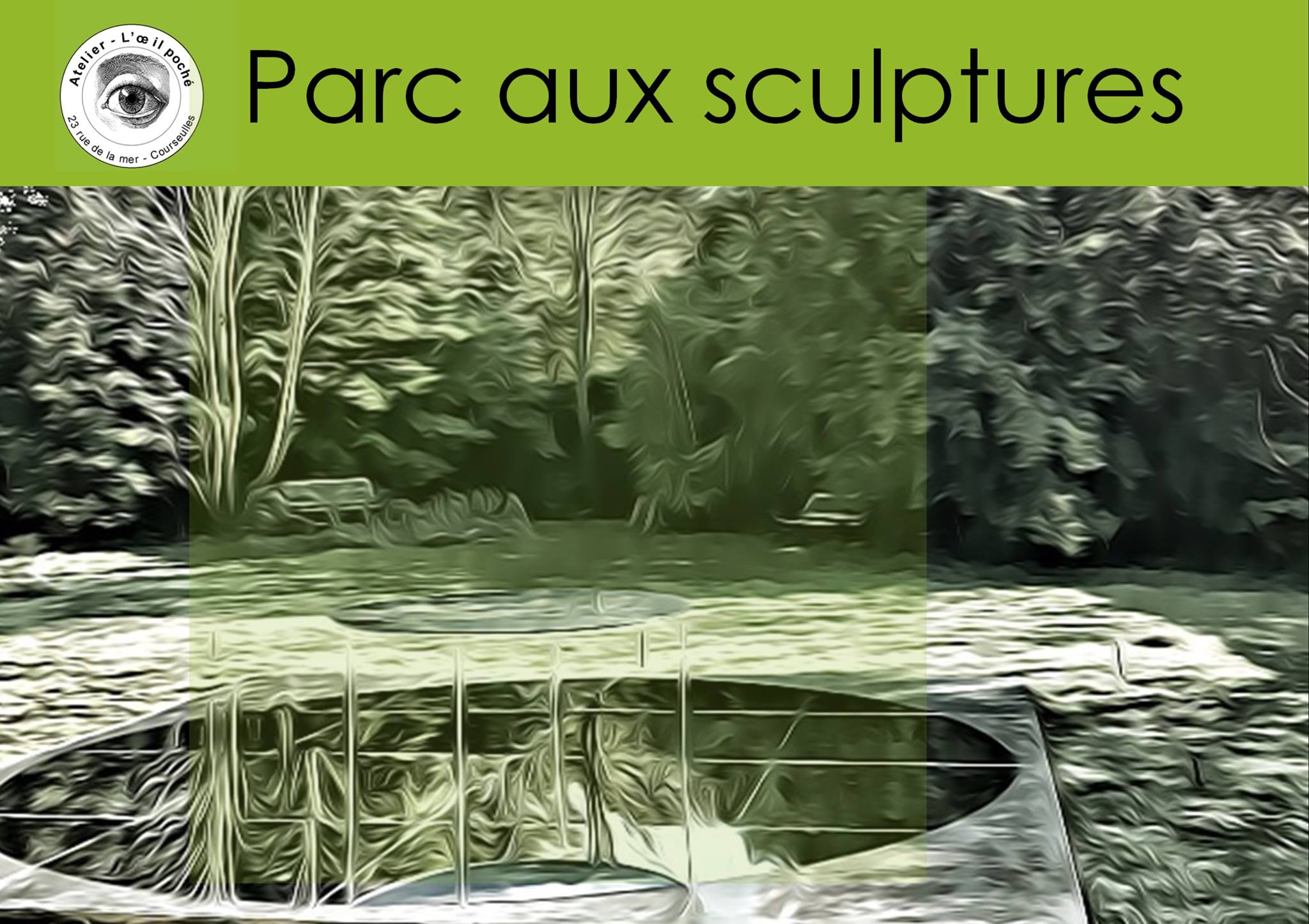 Affiche Atelier l'Oeil poché Parc aux sculptures
