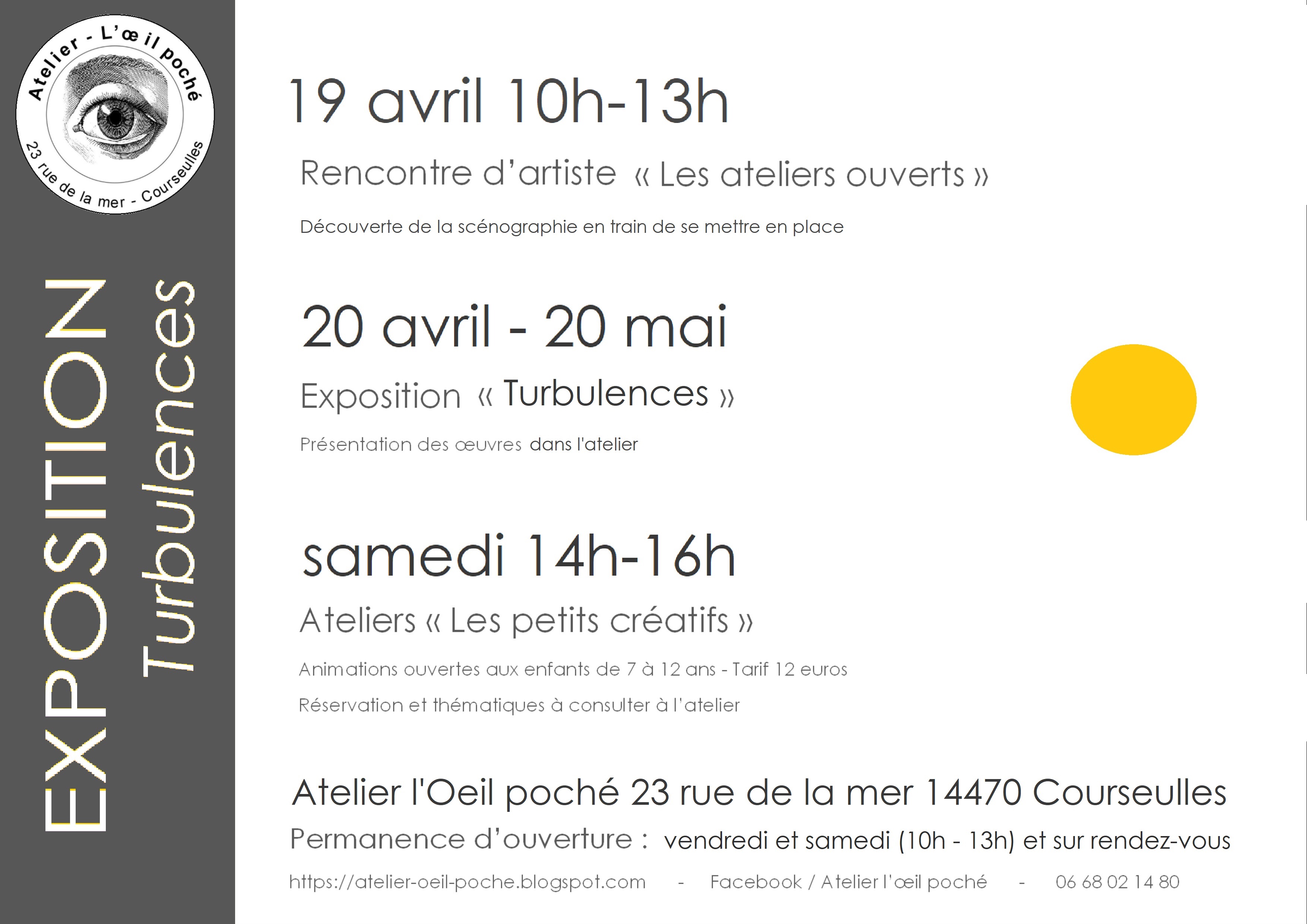 invitatiatelier l'oeil poché