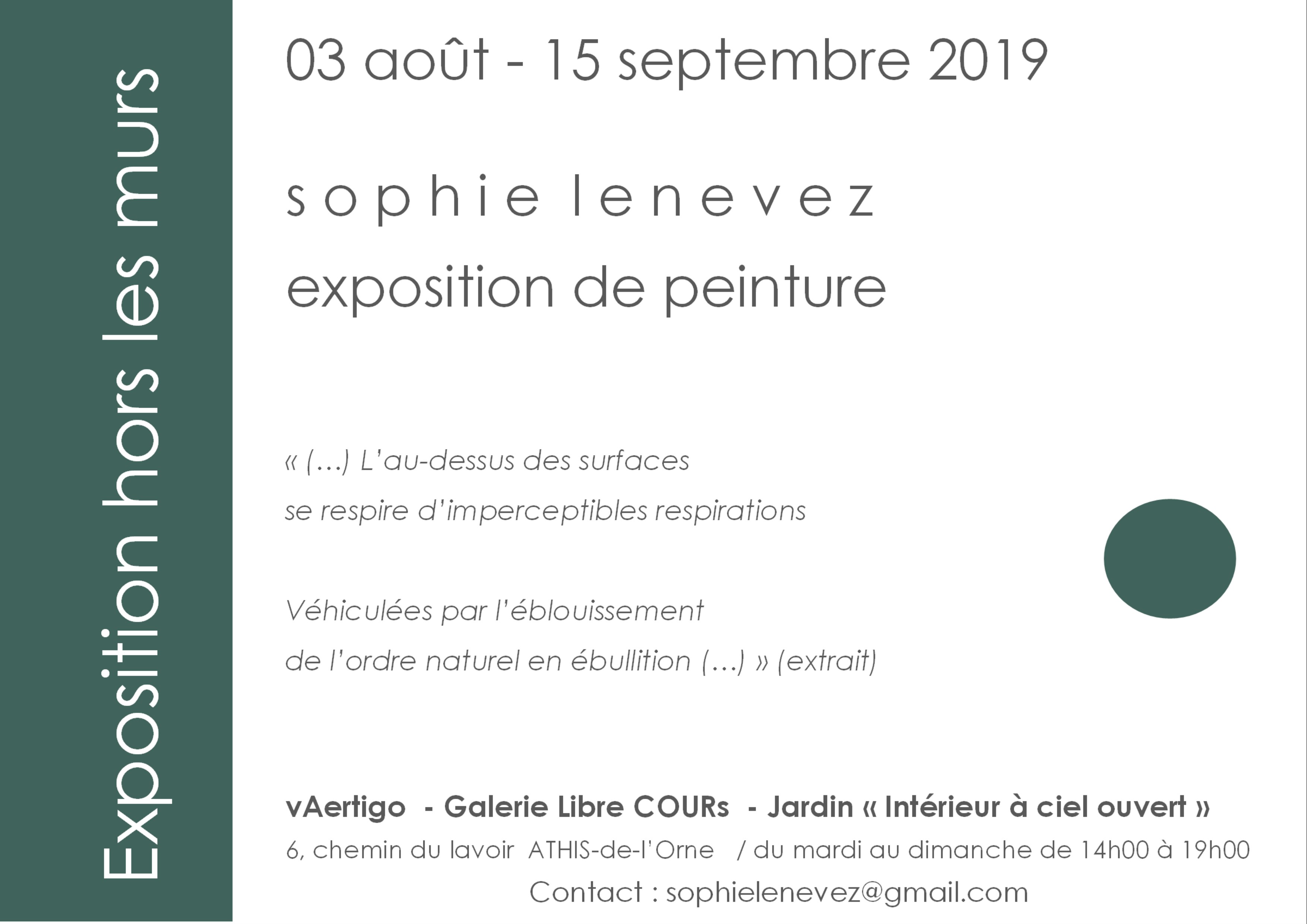 expo sophie le neve