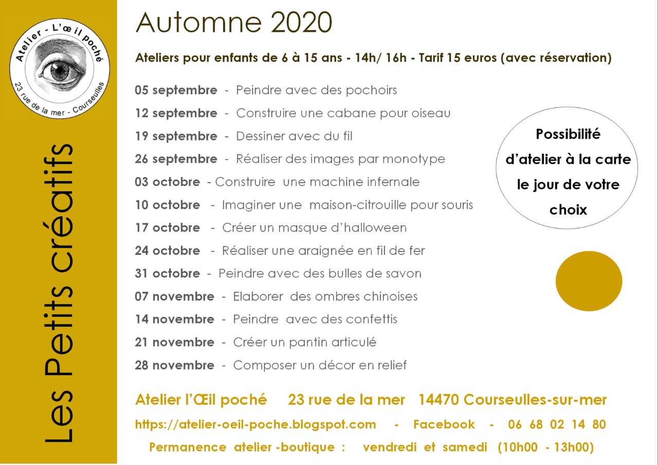 atelier l'oeil poché